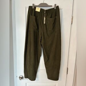 Sage Olive Corduroy Men’s Relaxed Pants